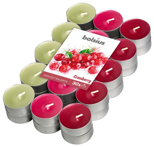 Fragranced Tealight Cranberry (pack of 30) Fragranced Tealight Cranberry (pack of 30)