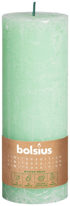 Bolsius Rustic Pillar candle Water (190 mm x 68 mm) Bolsius Rustic Pillar candle Water (190 mm x 68 mm)
