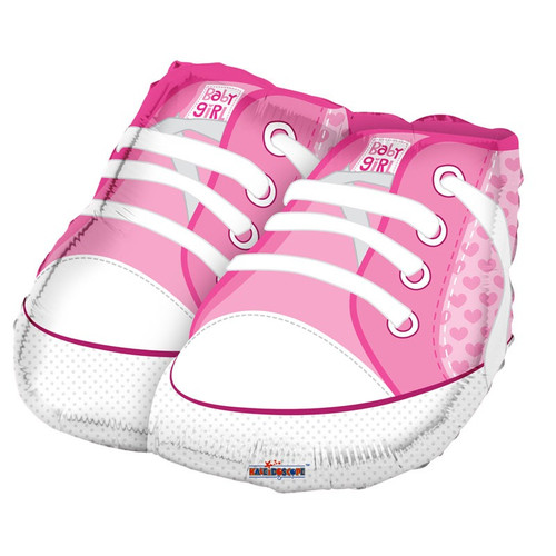 Baby Shoes Pink Foil Balloon Baby Shoes Pink Foil Balloon