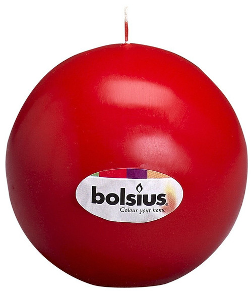 Bolsius Red Ball Candle (70mm) Bolsius Red Ball Candle (70mm)