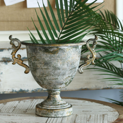 Brocante Scroll Flower Bowl Silver (28cm) Brocante Scroll Flower Bowl Silver (28cm)