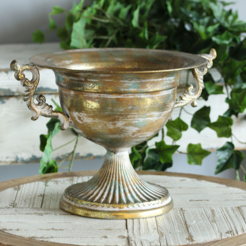 Brocante Fluted Scroll Bowl Gold (33cm) Brocante Fluted Scroll Bowl Gold (33cm)