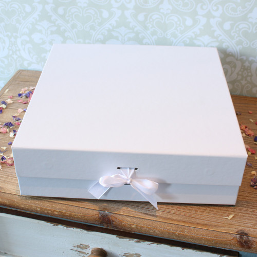 Large White Keepsake Box Large White Keepsake Box