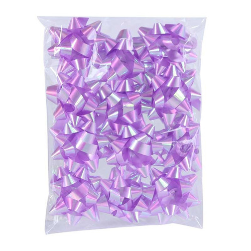 Iridescent Lilac Mini Bows x 12 Iridescent Lilac Mini Bows x 12
