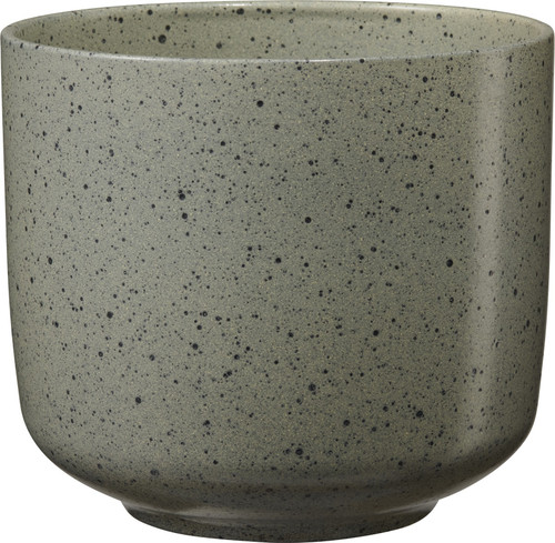 Bari Ceramic Pot Green (19cm x 17cm)