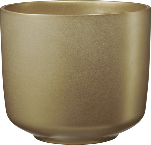 Bari Ceramic Pot Gold (16cm x 14cm)