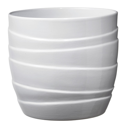 Barletta White Ceramic Pot (13cm) Barletta White Ceramic Pot (13cm)