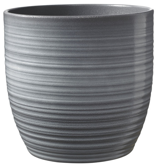 Bergama Ceramic Pot Light Gray Glaze (13cm) Bergama Ceramic Pot Light Gray Glaze (13cm)