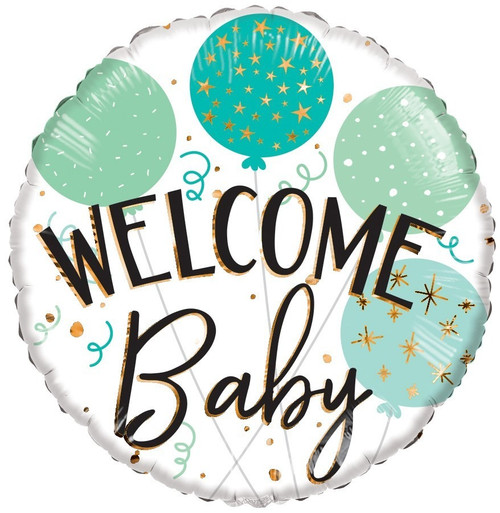 ECO Balloon - Welcome Baby Green Balloons (18 Inch) ECO Balloon - Welcome Baby Green Balloons (18 Inch)