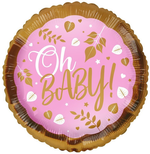 ECO Balloon - Oh Baby! Pink (18 Inch) ECO Balloon - Oh Baby! Pink (18 Inch)