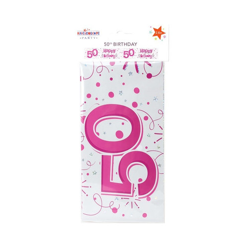 Female 50th Birthday Banner (pack of 6) Female 50th Birthday Banner (pack of 6)