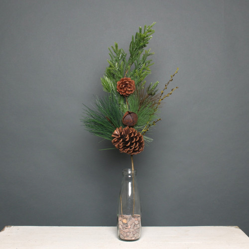 Pine Cone and Bell Spray Pine Cone and Bell Spray