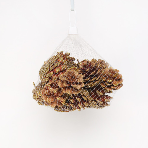 Gold Glitter Pinecones (250g)