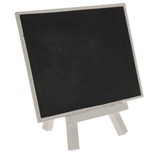 15cm x 10cm Rectangle Blackboard Easel White