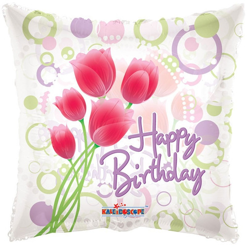 Tulips Birthday Balloon Tulips Birthday Balloon