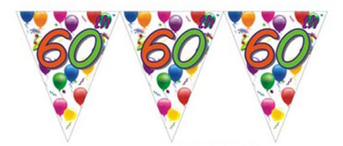 60th Birthday Flag Banner 60th Birthday Flag Banner