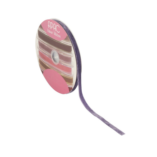 Dusky Purple Velvet Ribbon (10mm x 20m) Dusky Purple Velvet Ribbon (10mm x 20m)