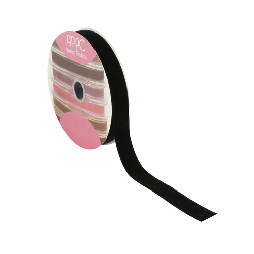 Black Velvet Ribbon (25mm x 20m) Black Velvet Ribbon (25mm x 20m)