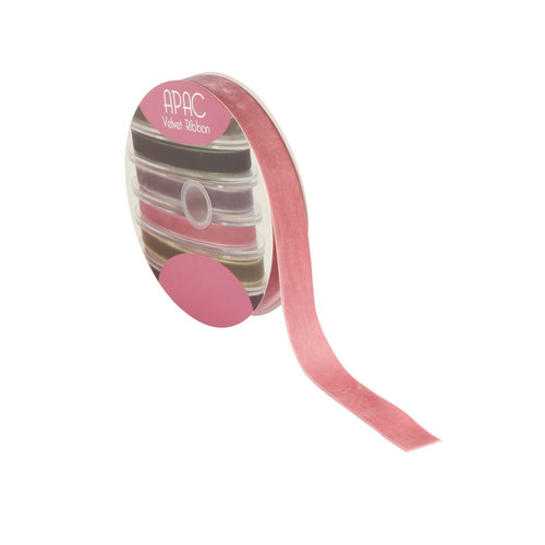 Dusky pink Velvet Ribbon (25mm x 20m) Dusky pink Velvet Ribbon (25mm x 20m)