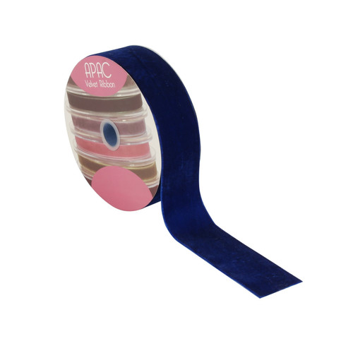 Royal Blue Velvet Ribbon (50mm x 20m) Royal Blue Velvet Ribbon (50mm x 20m)
