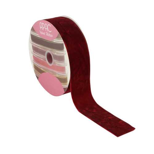 Burgundy Velvet Ribbon (50mm x 20m) Burgundy Velvet Ribbon (50mm x 20m)
