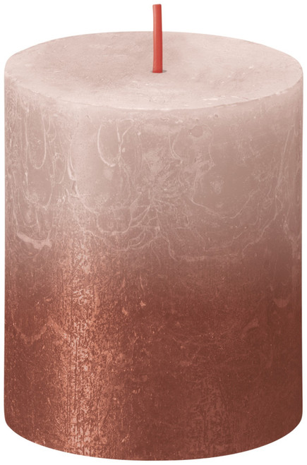 Bolsius Rustic Faded Misty Pink Amber Metallic Candle (80 x 68mm) Bolsius Rustic Faded Misty Pink Amber Metallic Candle (80 x 68mm)