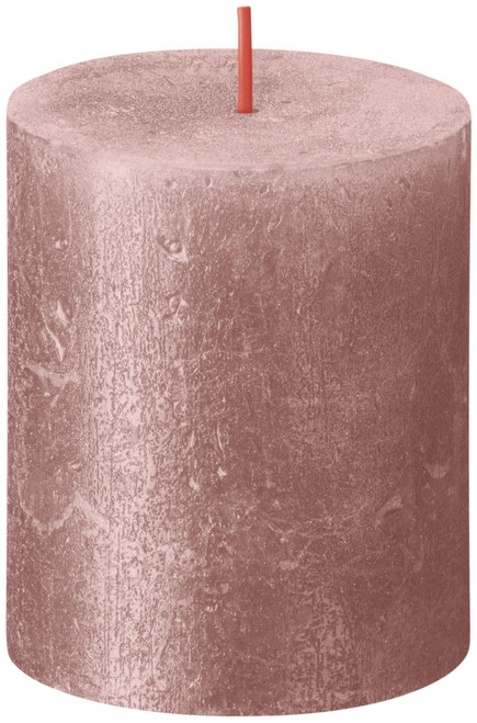 Pink Bolsius Rustic Shimmer Metallic Candle (80 x 68 mm) Pink Bolsius Rustic Shimmer Metallic Candle (80 x 68 mm)