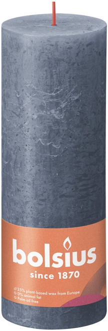 Twilight Blue Bolsius Rustic Shine Pillar Candle (190 x 68mm) Twilight Blue Bolsius Rustic Shine Pillar Candle (190 x 68mm)