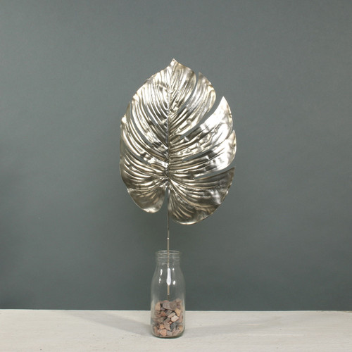 Champagne Metallic Monstera leaf (Medium) Champagne Metallic Monstera leaf (Medium)