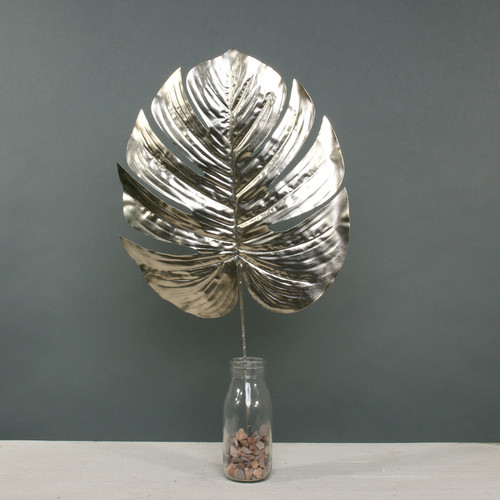 Champagne Metallic Monstera Leaf (Large) Champagne Metallic Monstera Leaf (Large)
