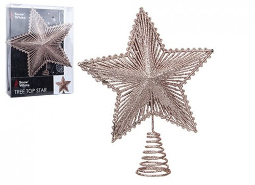 Luxury Rose Gold Star Tree Topper Luxury Rose Gold Star Tree Topper