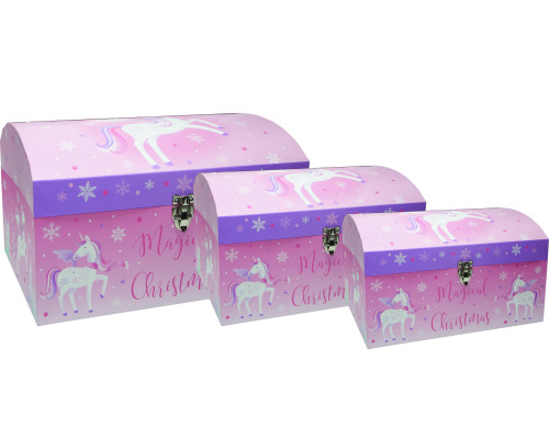 Unicorn Nested Gift Boxes (x3) Unicorn Nested Gift Boxes (x3)