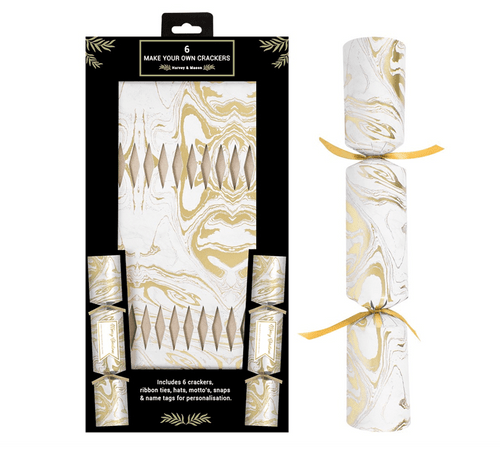 Myo 6Pk Crackers Gold Marble