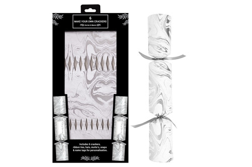 Myo 6Pk Crackers Silver Marble Myo 6Pk Crackers Silver Marble