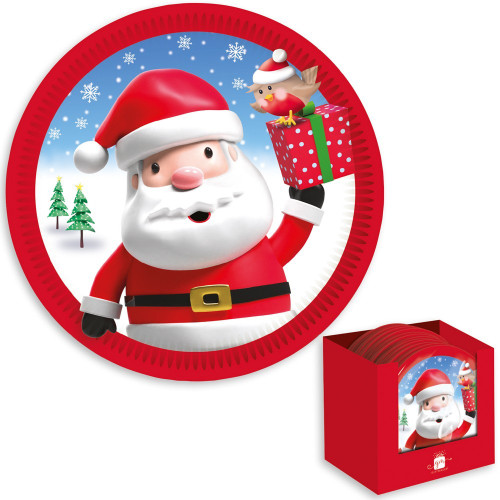 Character Christmas Plates (Pack of 8) Character Christmas Plates (Pack of 8)