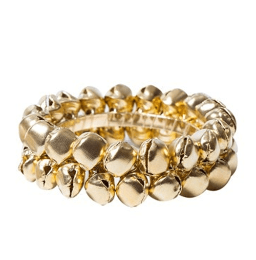 Gold Jingle Bells Napkin Ring Gold Jingle Bells Napkin Ring