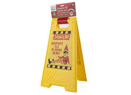 Elf A-Frame Warning Elves Playing SIgn Elf A-Frame Warning Elves Playing SIgn