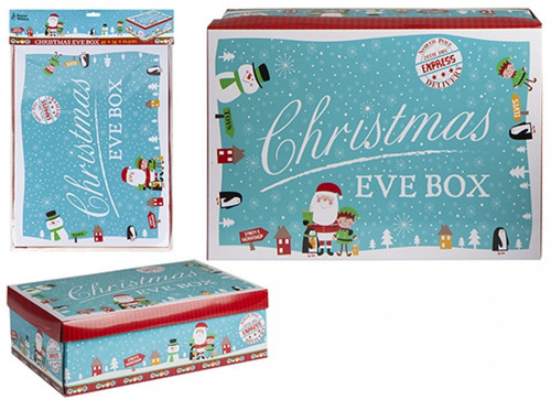 Medium Blue Character Christmas Eve Box Medium Blue Character Christmas Eve Box