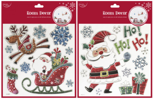 Christmas Decor Stickers (Assorted Designs) Christmas Decor Stickers (Assorted Designs)