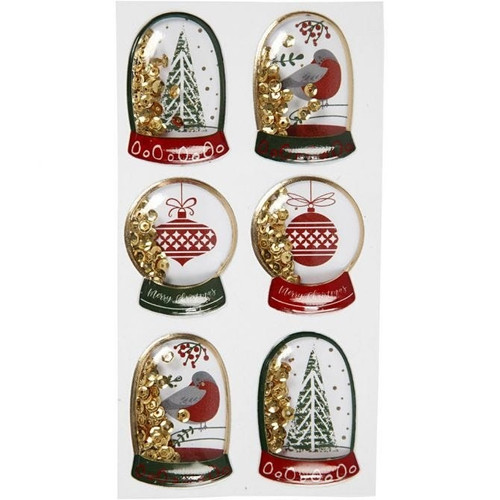 Shaker Traditional Christmas Stickers (Assorted Designs) Shaker Traditional Christmas Stickers (Assorted Designs)