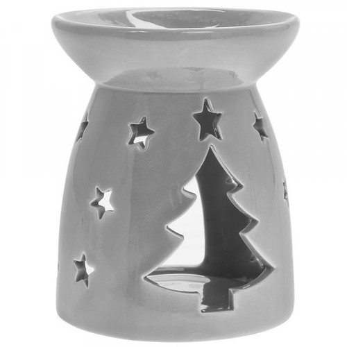 Grey Christmas Tree Wax/Oil Burner Grey Christmas Tree Wax/Oil Burner