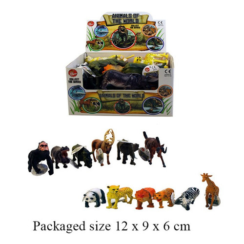 Wild Animals 12 Asstd  (cdu 24)