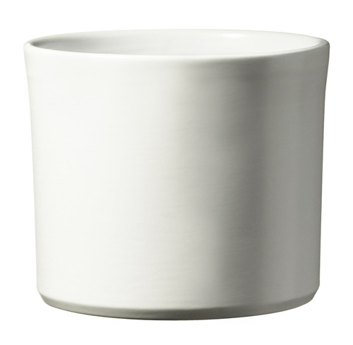 Miami Ceramic Pot Matte White (W13 X H11cm)