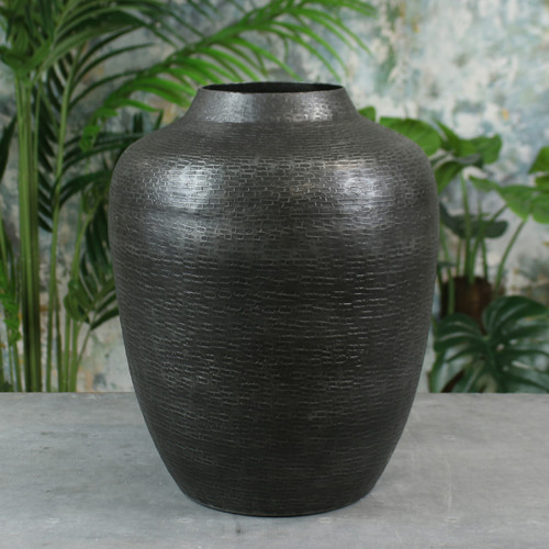 Hampstead Alibaba Vase Graphite (32.5cm x 26cm) Hampstead Alibaba Vase Graphite (32.5cm x 26cm)