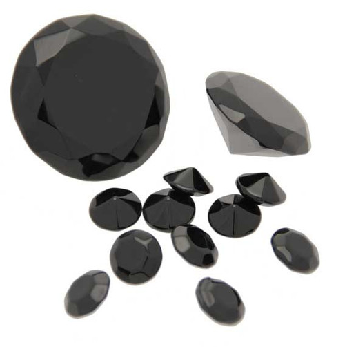 Assorted Black Table Diamonds Assorted Black Table Diamonds