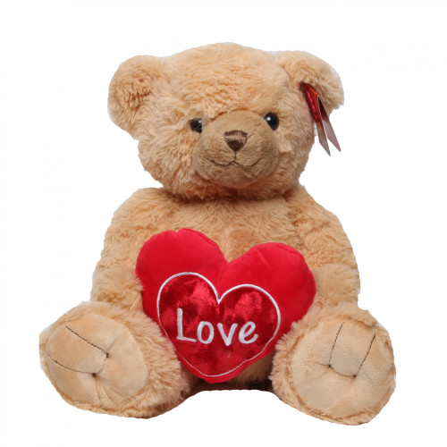 Brown Snuggles Bear with Heart (30cm) Brown Snuggles Bear with Heart (30cm)