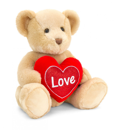 Brown Chester Bear with Heart (30cm) Brown Chester Bear with Heart (30cm)