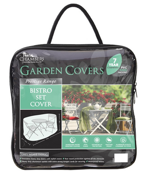 Tom Chambers Small Bistro Set Cover- Grey Tom Chambers Small Bistro Set Cover- Grey