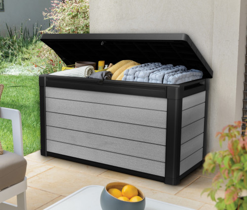 Keter Denali 100 380L Duotech Garden Box (Grey/Black) Keter Denali 100 380L Duotech Garden Box (Grey/Black)
