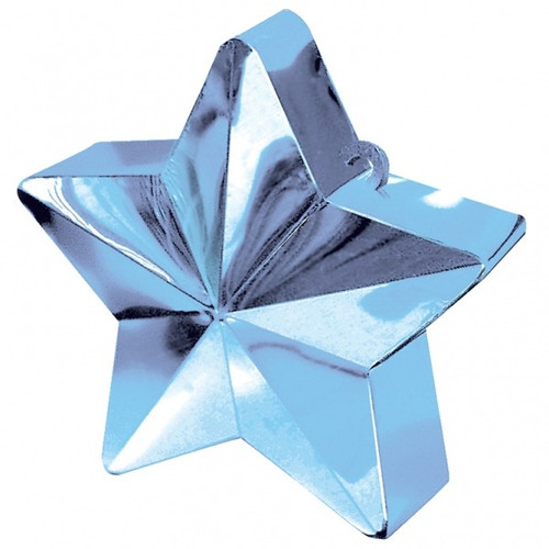Light Blue Star Balloon Weight Light Blue Star Balloon Weight
